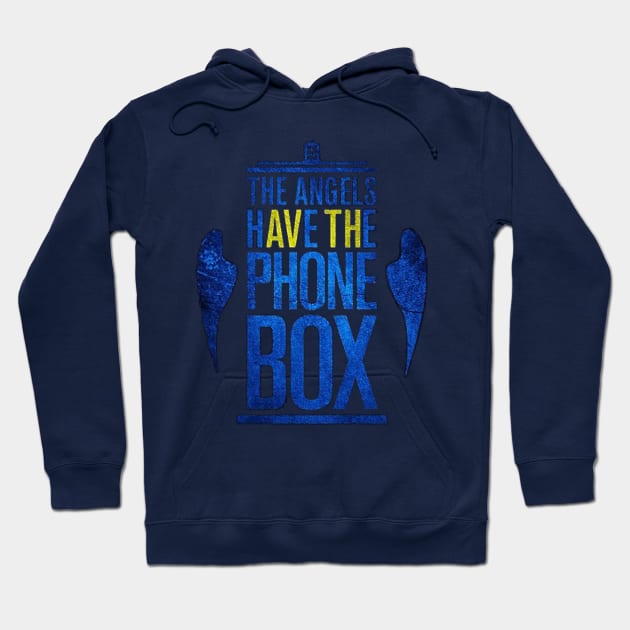 Angels have phone box Hoodie by Rikux